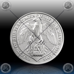 2oz V. BRITANIJA 5 Pounds 2019 "FALCON" UNC